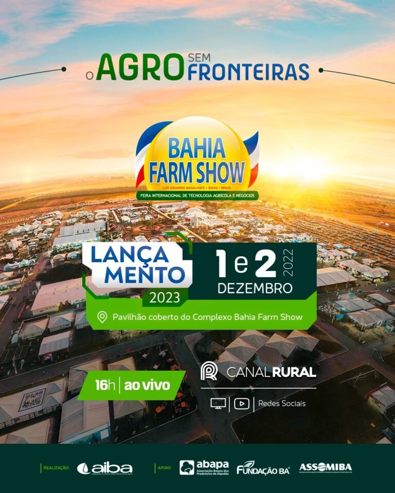 Lançamento Bahia Farm Show 2023 AIBA Associação de Agricultores e