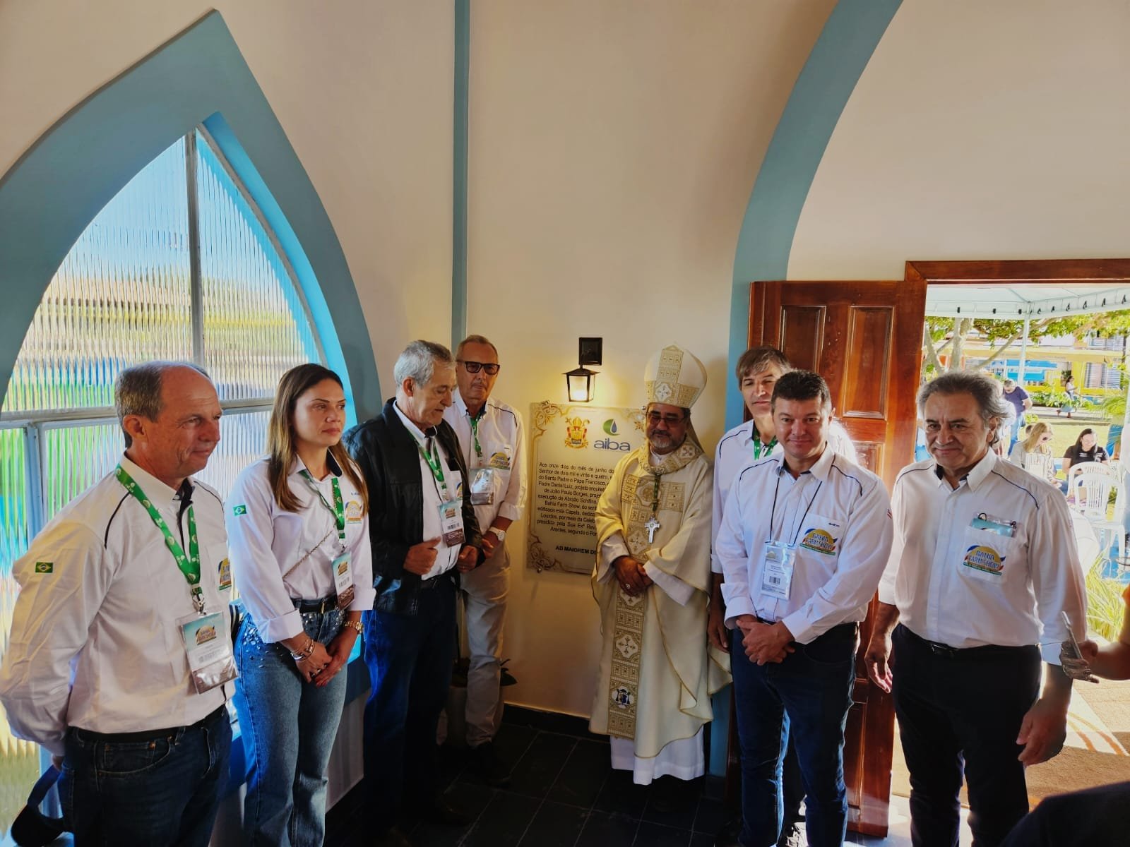 Missa de inauguração da capela na praça central abre o primeiro dia de Bahia Farm Show