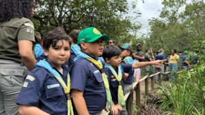 Grupo de Escoteiros Raízes do Agro visita Parque Vida Cerrado