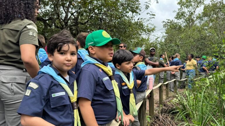 Grupo de Escoteiros Raízes do Agro visita Parque Vida Cerrado