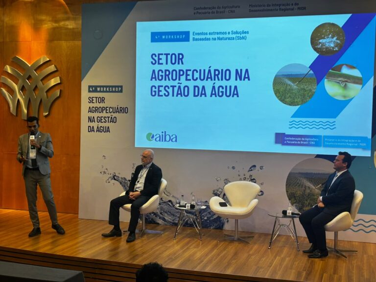 Aiba participa de agenda estratégica em Brasília com destaque para gestão da água e agricultura irrigada