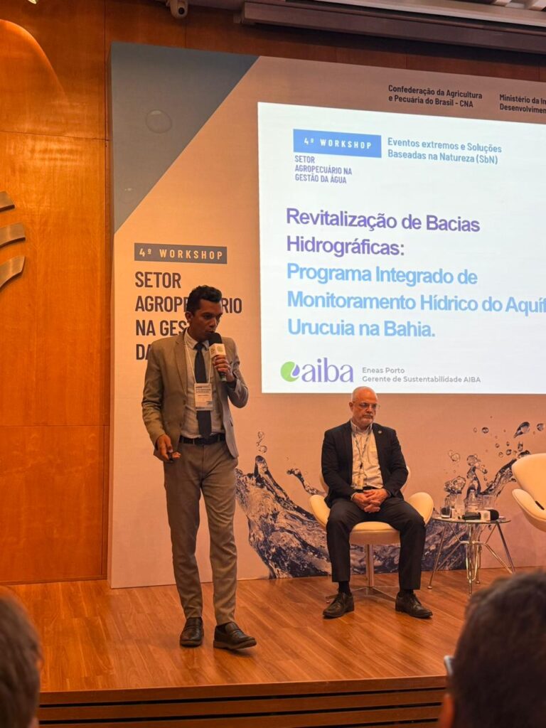 Aiba participa de agenda estratégica em Brasília com destaque para gestão da água e agricultura irrigada