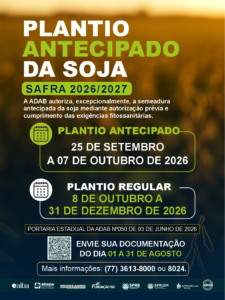 Começa a contagem regressiva para a antecipação do plantio da soja