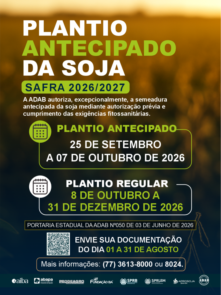 Começa a contagem regressiva para a antecipação do plantio da soja