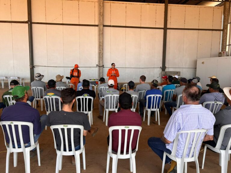 Aiba promove capacitação para combate a incêndios florestais em propriedade rural de Formosa do Rio Preto